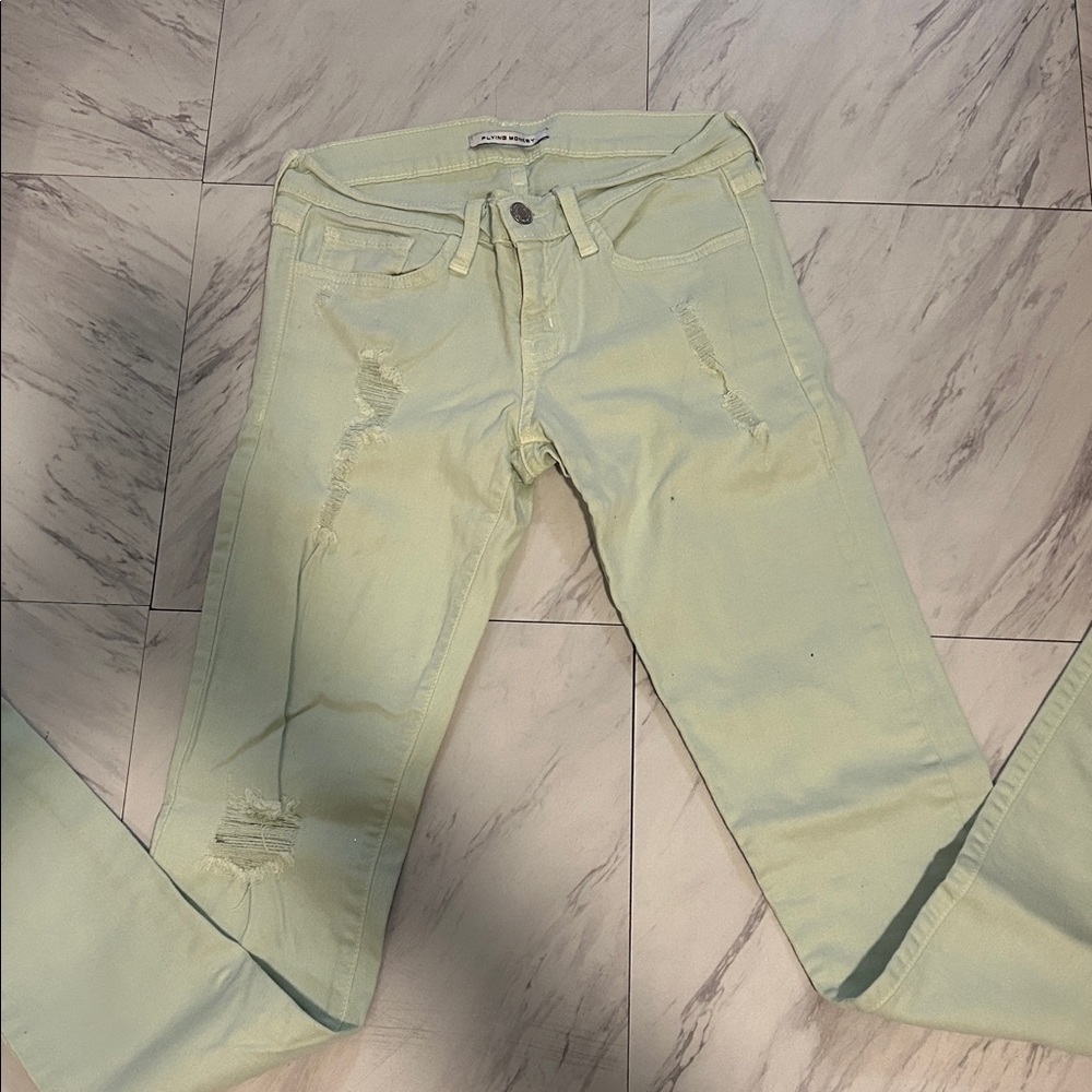 Flying Monkey Mint Straight Leg Jeans - Picture 3 of 7